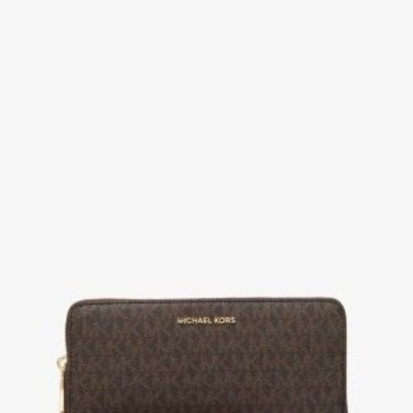 Michael Kors Medium Signature Logo Shoulder Bag and Matching wallet - Picture 5 of 5